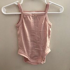 H&M Baby Girl 2-4 m Onesies, pink, white, blush